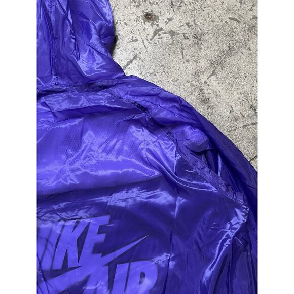2007 Nike Air Purple Zip Up Satin Jacket Men’s L Rare Vintage - Picture 10 of 13